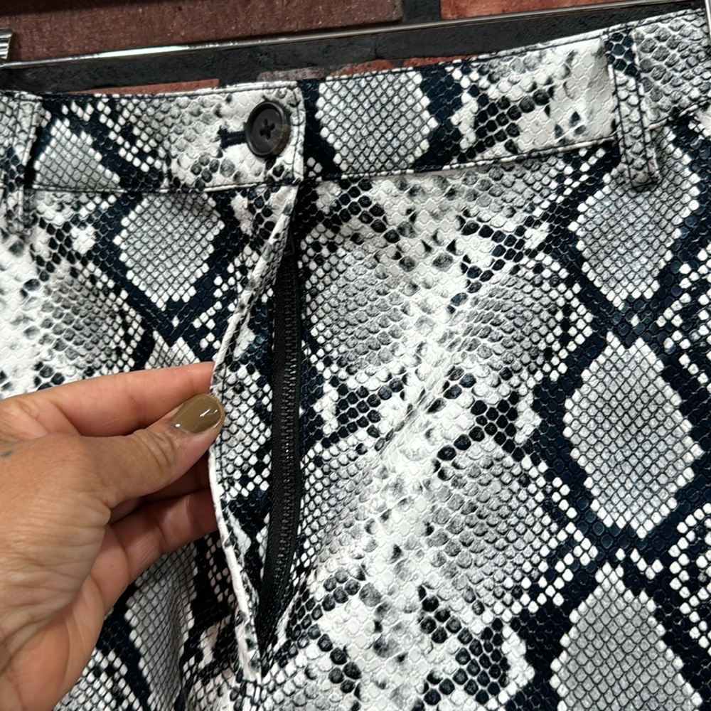 Apparis Gretchen Python Skirt in White Python - Picture 4 of 11